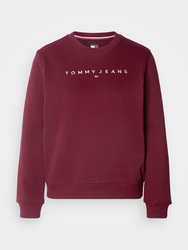 Tommy Jeans dámska vínová mikina - XS (VVK)