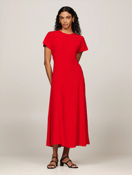 Tommy Hilfiger dámske červené šaty - 34 (XND)