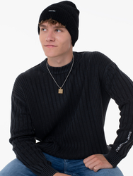 Calvin Klein pánska čierna čiapka - OS (BEH)