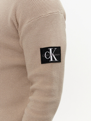 Calvin Klein pánsky béžový sveter - L (PED)