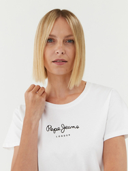 Pepe Jeans dámske biele tričko - S (800)