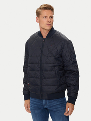 Tommy Hilfiger pánska tmavo modrá bunda bomber - M (DW5)