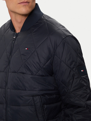 Tommy Hilfiger pánska tmavo modrá bunda bomber - M (DW5)