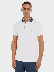 Tommy Hilfiger pánske biele polo tričko - L (YBR)