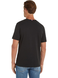 Tommy Hilfiger pánske čierne tričko - L (BDS)