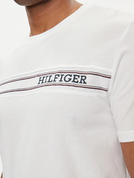 Tommy Hilfiger pánske biele tričko - S (YBR)