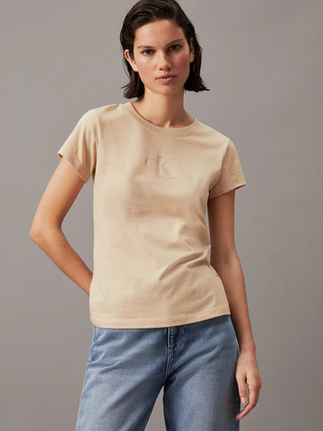 Calvin Klein dámske béžové tričko