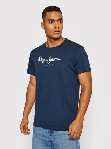 Pepe Jeans pánske modré tričko