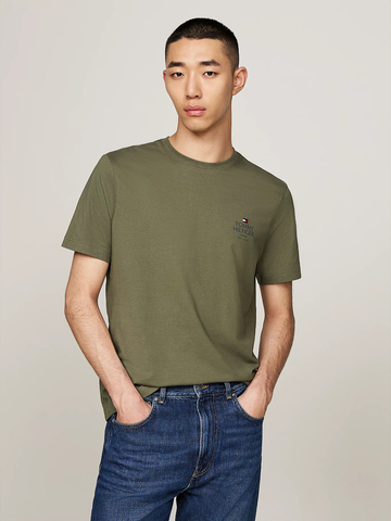 Tommy Hilfiger pánske khaki tričko