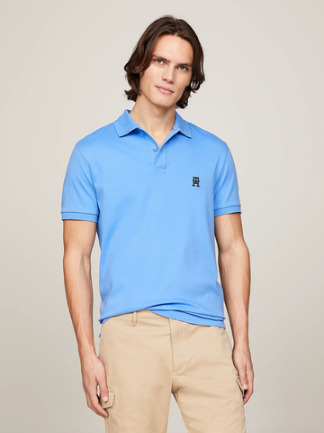 Tommy Hilfiger pánske modré polo tričko