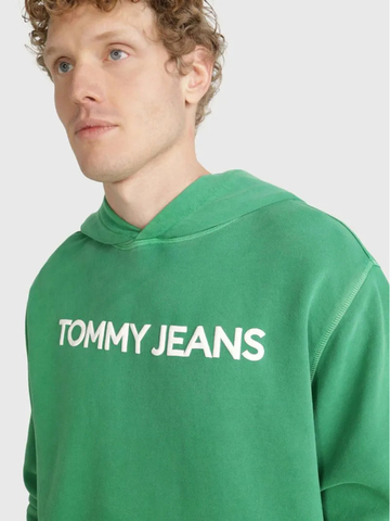 Tommy Jeans pánska zelená mikina
