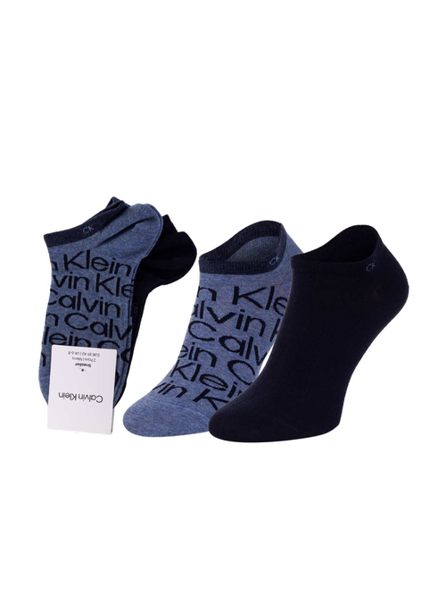 Calvin Klein pánske modré ponožky 2 pack