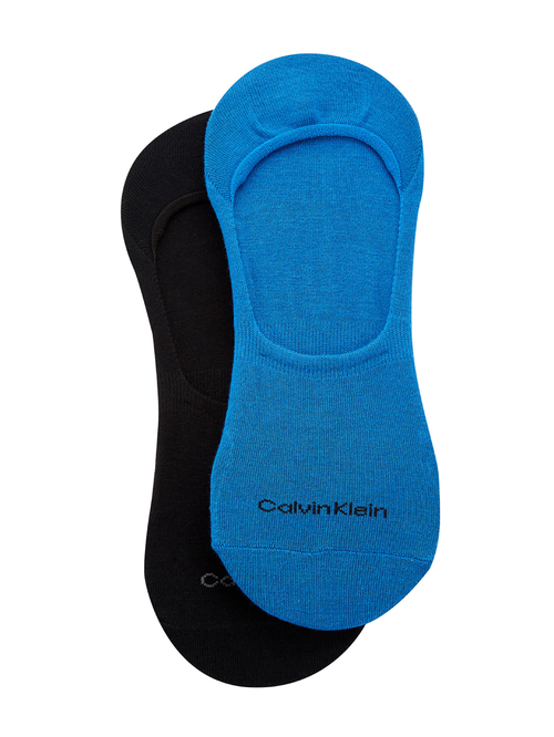 Calvin klein pánske čierne + modré ponožky 2 pack