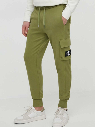 Calvin Klein pánske khaki zelené tepláky