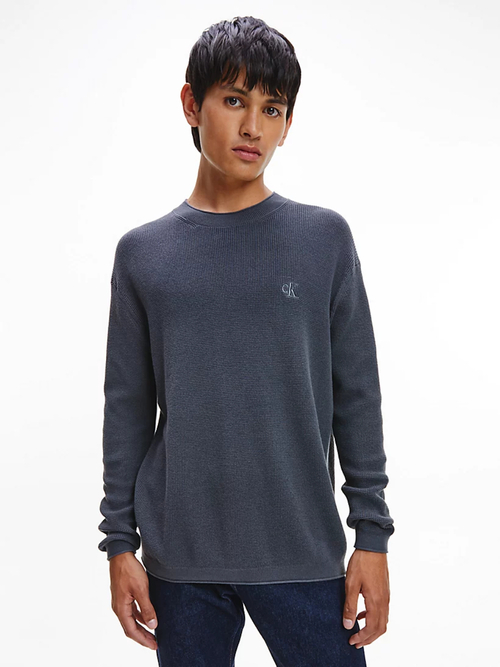 Calvin Klein pánsky modrý sveter