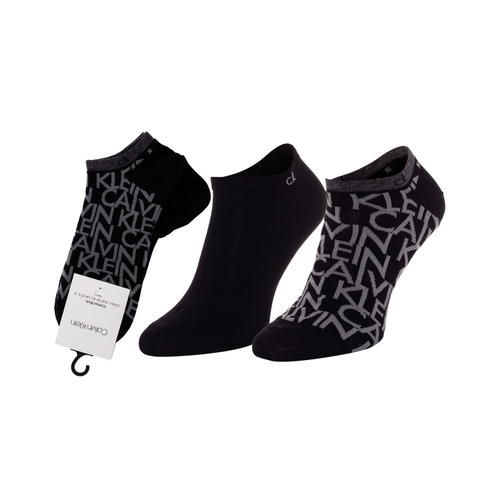Calvin Klein pánske čierne ponožky 2 pack
