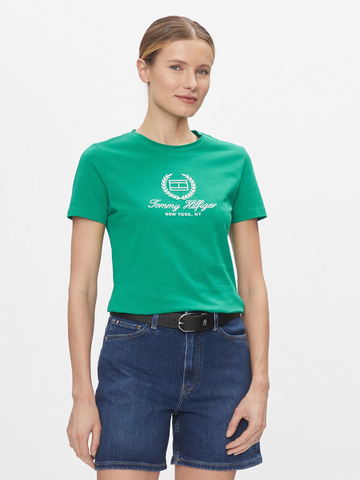 Tommy Hilfiger dámske zelené tričko