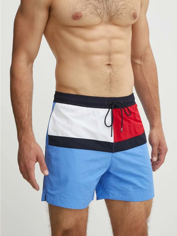 Tommy Hilfiger pánske modré plavky