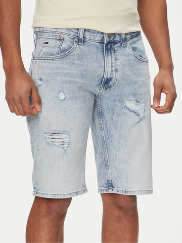 Tommy Jeans pánske svetlo modré džínsové šortky
